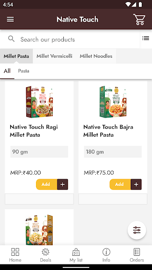 Native Touch Sales Screenshot 1