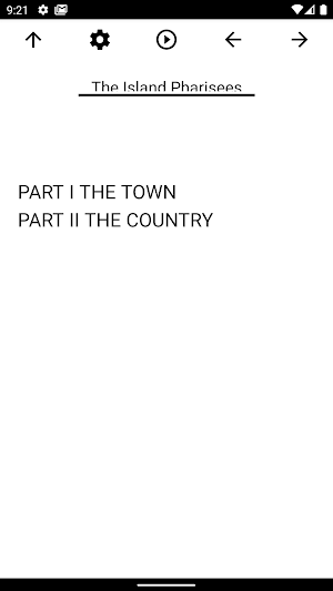 Book, The Island Pharisees Screenshot 0