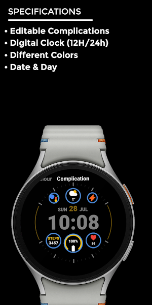 Night ver 20 - watch face Screenshot 3