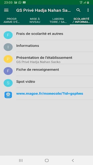 GSP Hadja Nahan Sacko Screenshot 2