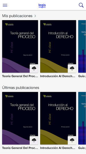 Libros digitales Legis Screenshot 0