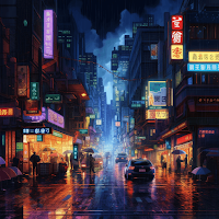 Pixel Cyberpunk Wallpapers