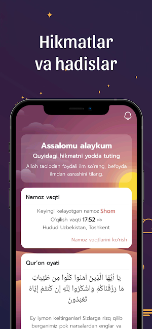 Namoz Vaqtlari Pro Screenshot 0
