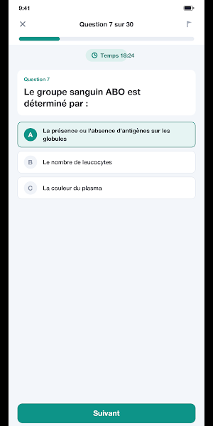 Aide-Soignant Concours QCM Screenshot 2