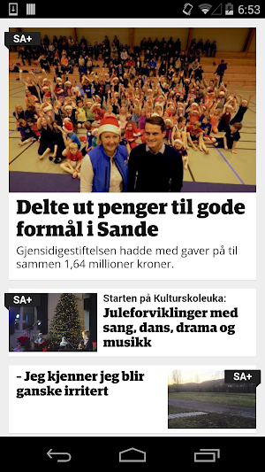 sandeavis.no Screenshot 0