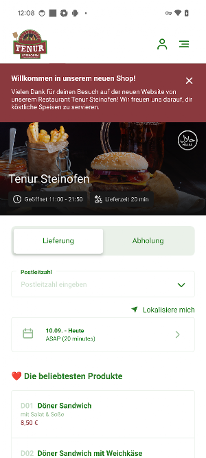Tenur Steinofen Screenshot 2