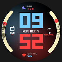 Nighty Digital 43 - watch face