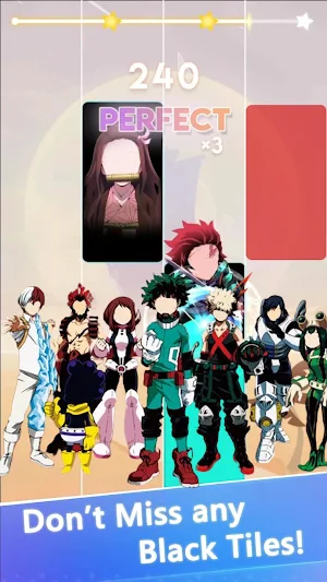 My Hero Academia Piano Tiles Screenshot 1