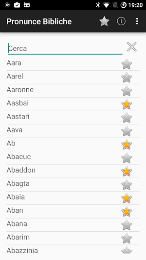 Pronunce Bibliche Screenshot 0