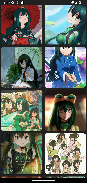 Hero Tsuyu Asui Wallpaper Screenshot 1