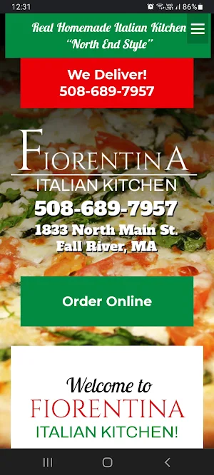 Fiorentina ltalian Kitchen Screenshot 2