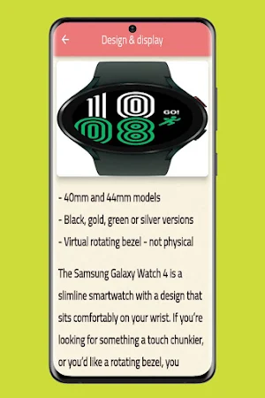 Samsung Galaxy watch 4  Guide Screenshot 2