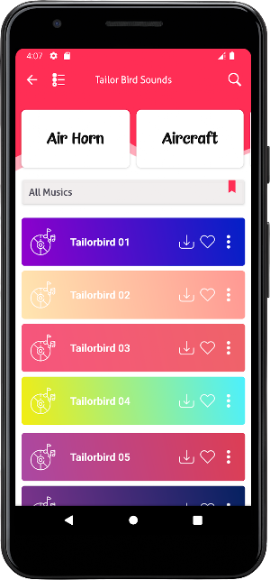 Tailorbird Sounds Screenshot 1
