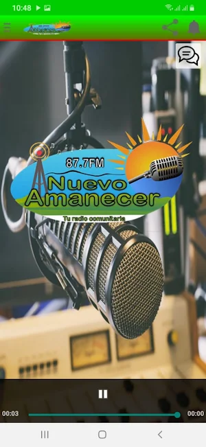 Radio Nuevo Amanecer 87.7 FM Screenshot 1