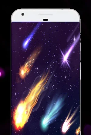 Swirling comets 3D Screenshot 0