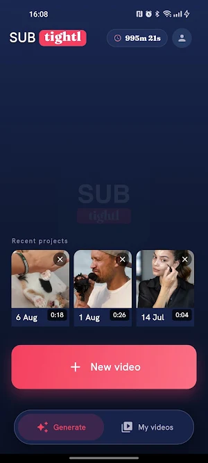 Subtightl - Auto Captions Screenshot 0