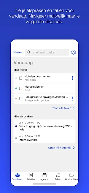 Kolibri App voor makelaars Screenshot 0