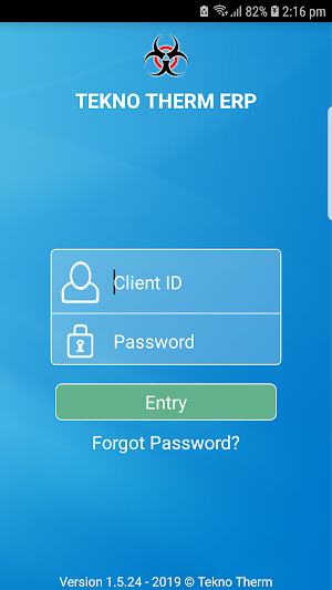 Tekno Therm - Client App Screenshot 0