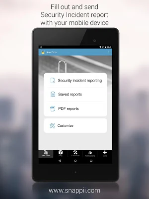 Security Incident Reporting Screenshot 0