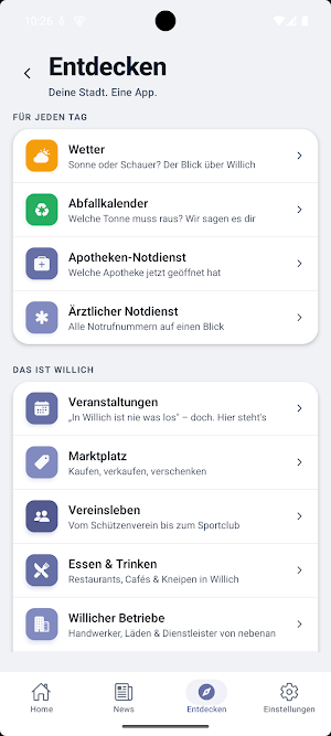 Willich erleben Screenshot 3