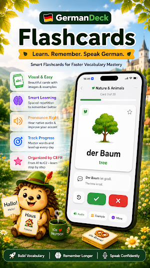 GermanDeck - Learn German Screenshot 1