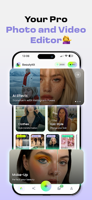 BeautyKit: AI Face & Body Edit Screenshot 0