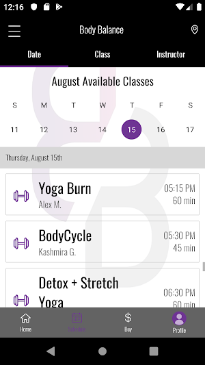 Body Balance Hawaii Screenshot 1