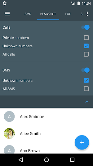 Calls Blacklist PRO - Call Blocker Screenshot 1