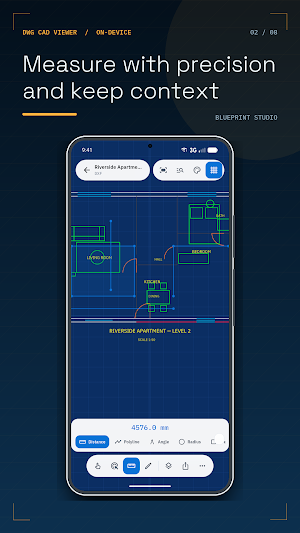 DWG CAD Viewer: DXF, STL Screenshot 1