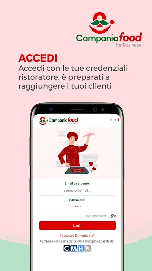 Campania Food For Business Screenshot 1
