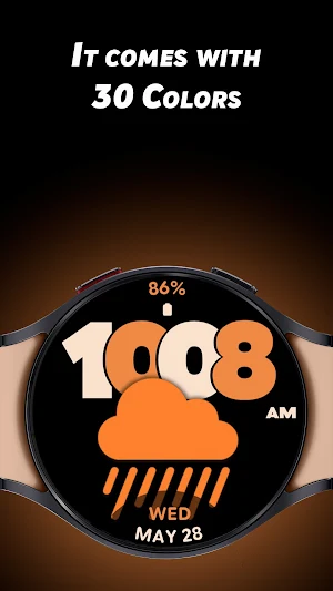 Dark Weather - Watch face Screenshot 1