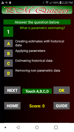 PMQuizzer Screenshot 1
