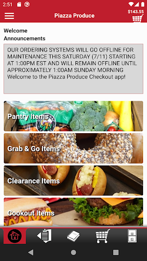 Piazza Produce Checkout App Screenshot 0
