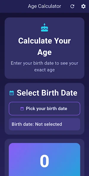 Age Finder - Date to Age Screenshot 0