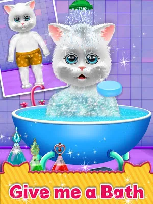 Cute Kitty Cat Care - Pet Daycare Activities Game Screenshot 1