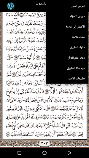 القرآن الكريم المصحف تطبيق بدون نت Screenshot 1
