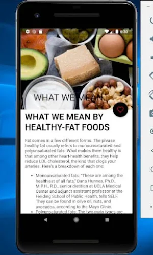 Healthy High Fat Foods - Diet Screenshot 2