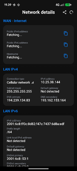 wmIP - IPv4 & IPv6 Screenshot 1