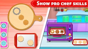 Sweet Food Bakery Kitchen: Baking Chef Games Screenshot 2
