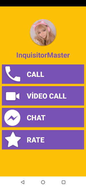 InquisitorMaster Fake Video Call - Inquisitor Chat Screenshot 1