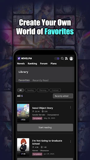Novelpia - Unlimited Webnovels Screenshot 3