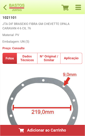 Bastos Juntas - Catálogo Screenshot 3