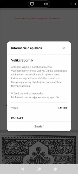 Veľký zborník Screenshot 1