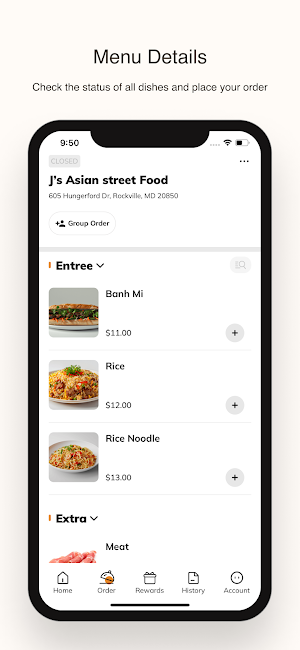 J's Asian Street Food Screenshot 1