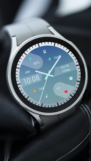 ZKin Watch Transparent blue Screenshot 3