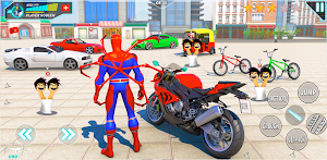 Spider Flying Rope Hero Skibid Screenshot 1
