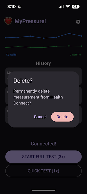 MyPressure! Screenshot 3