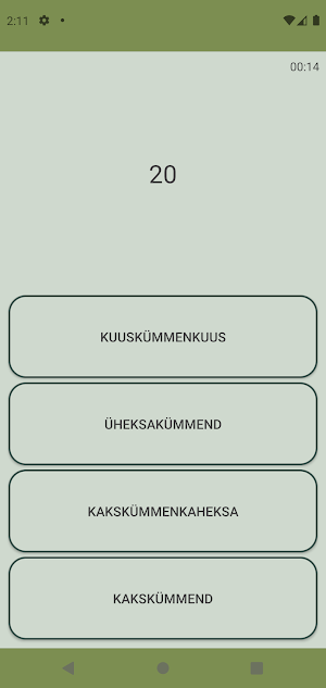 Numbers in Estonian language Screenshot 2