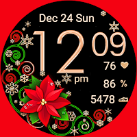 Christmas Snow Watch Face