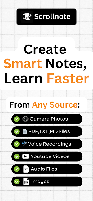 Scrollnote: Study Notes & Quiz Screenshot 0